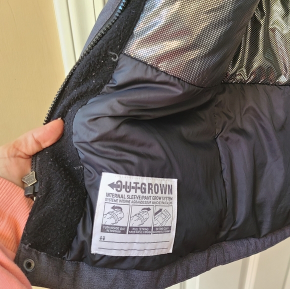 Columbia Boys Nordic Strider Charcoal Gray Jacket Medium - Picture 4 of 17